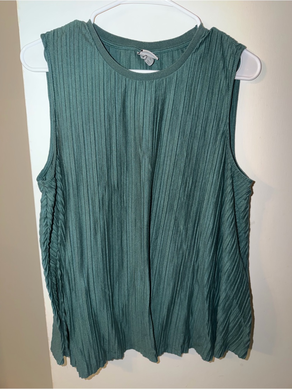 a new day Sleeveless Ribbed Tank Top - Teal
